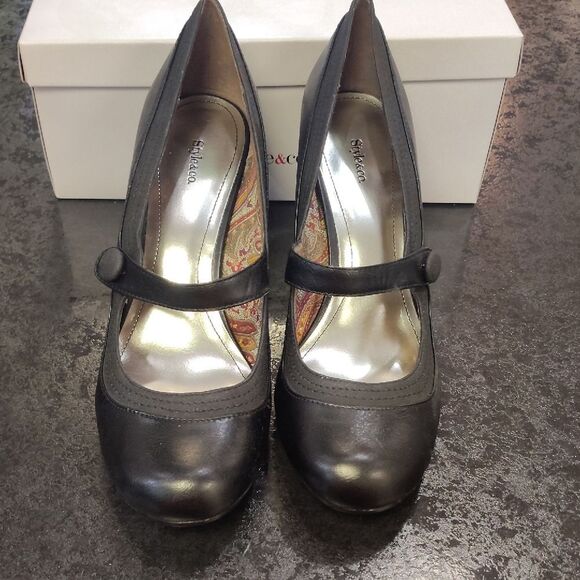 Style & Co Black Mary Jane Heels - Picture 1 of 7